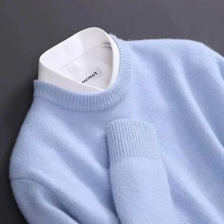 Pull homme confortable et doux, style intemporel, polyvalent, parfait pour l'hiver, élégant et raffiné.