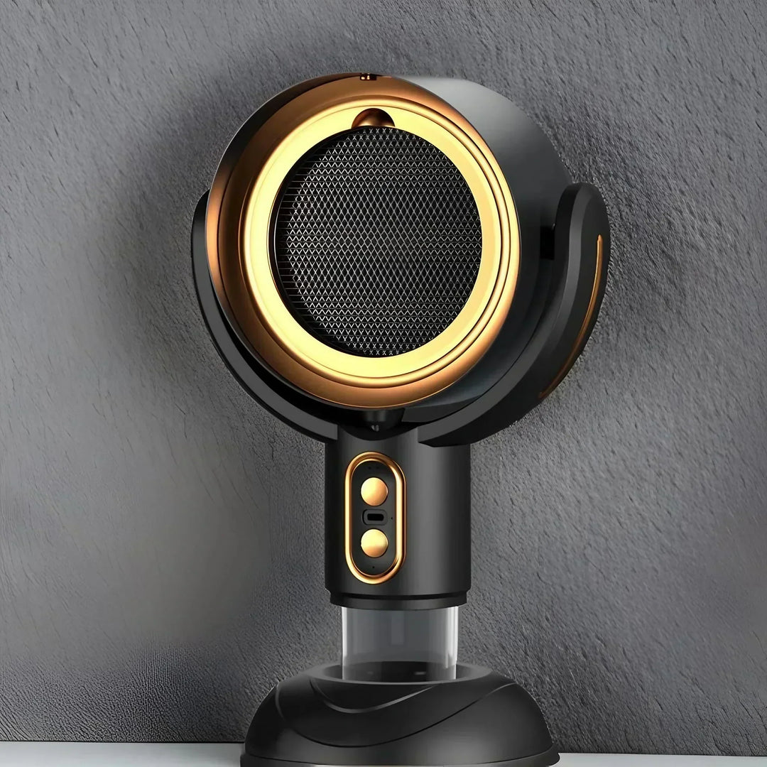 Purificateur d'air compact silencieux. Neutralise fumée et odeurs pour un air sain, frais à la maison ou au bureau.