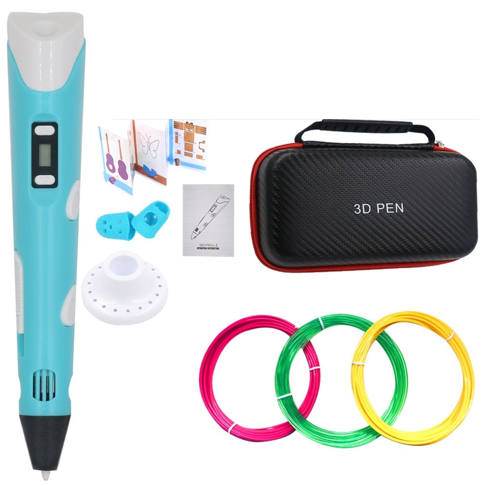 Stylo 3D éducatif avec filament PLA, parfait pour initier les enfants à l'impression 3D et au DIY.