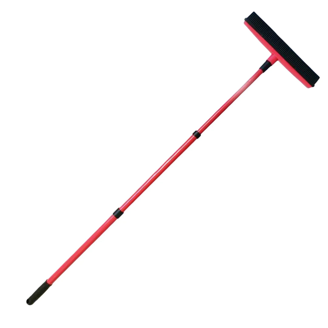 Nettoyage facile de la poussière sur carrelage et sols stratifiés avec cette raclette électrostatique efficace.