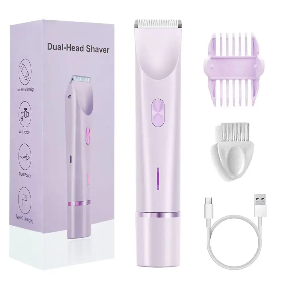 Image du rasoir électrique étanche pour femme, idéal pour une utilisation sous la douche ou dans le bain.
