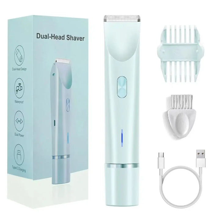 Rasoir électrique portable rechargeable pour femme, offrant une épilation douce et efficace pour toutes les peaux.