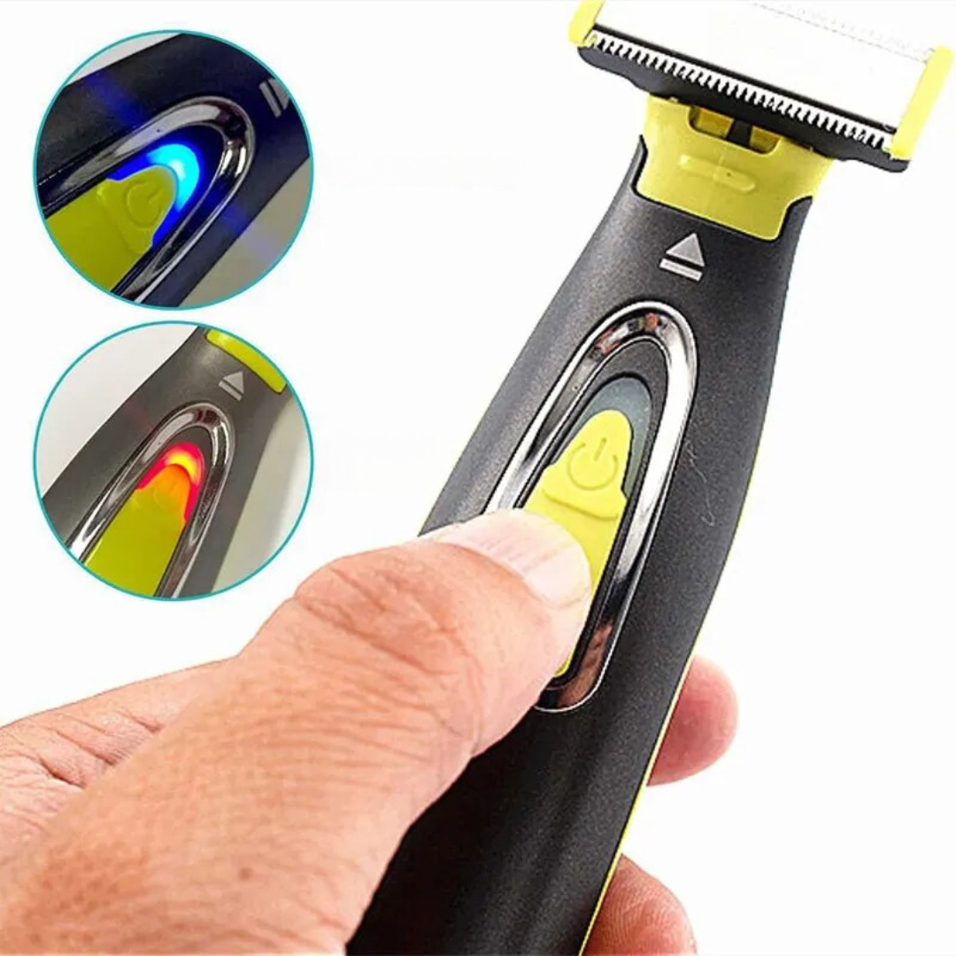 Rasoir corps électrique rechargeable USB, mixte. Solution d'épilation portable pour une beauté rapide.