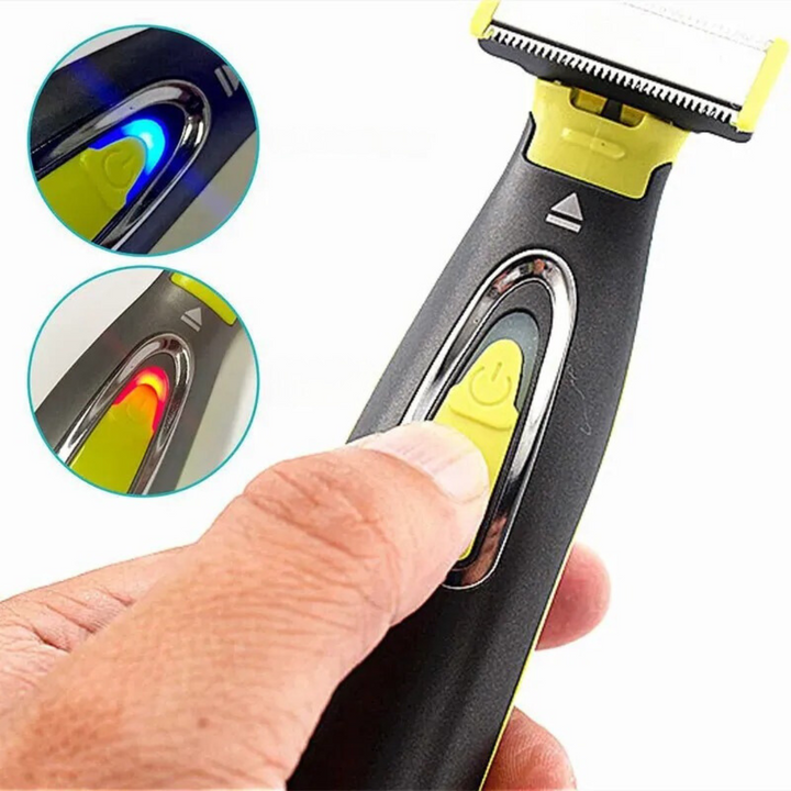 Rasoir corps électrique rechargeable USB, mixte. Solution d'épilation portable pour une beauté rapide.