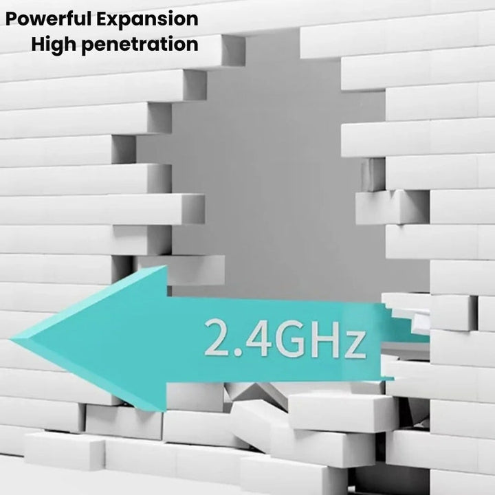 Améliorez votre connexion internet avec ce répéteur Wi-Fi extérieur 1200 Mb/s pour couverture jardin et maison.