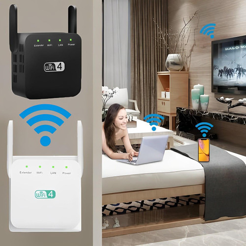 Profitez d'une connectivité WiFi puissante et rapide partout avec cet amplificateur longue portée.