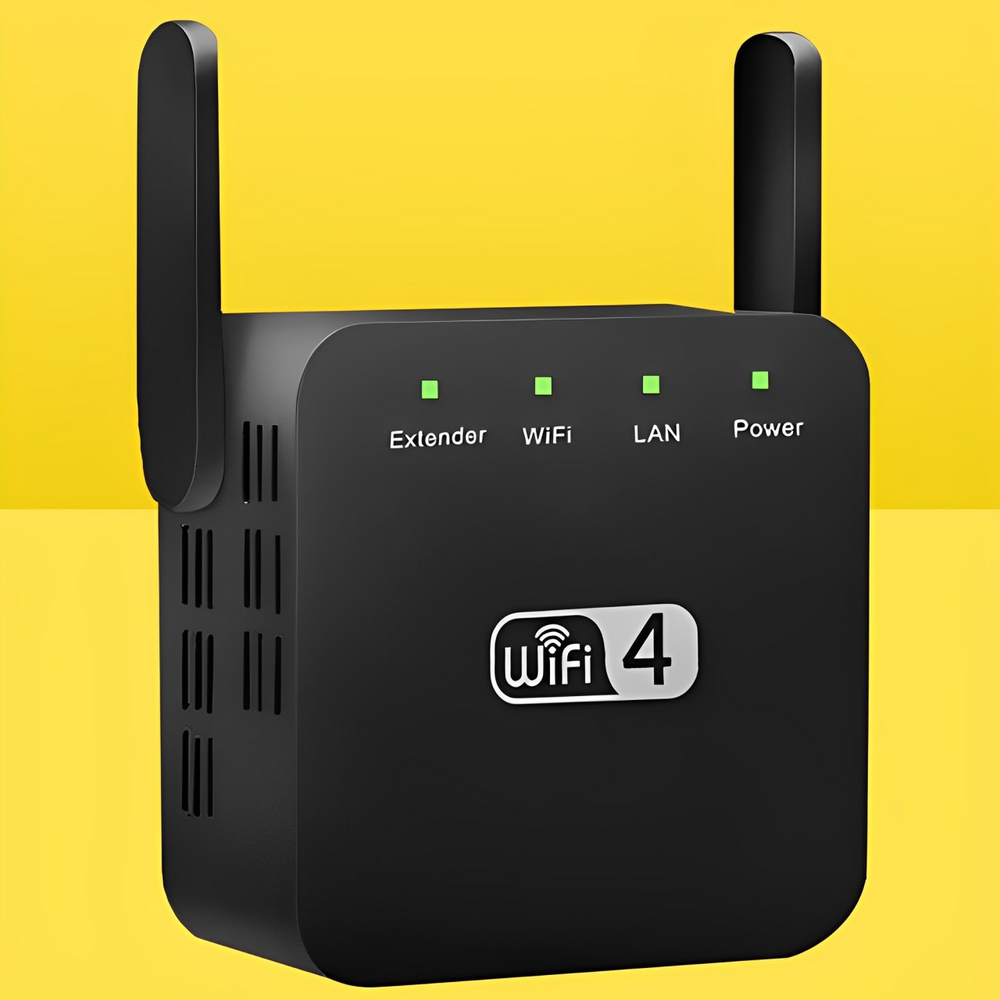Amplificateur réseau sans fil améliorant le signal WiFi pour une connectivité stable et puissante.