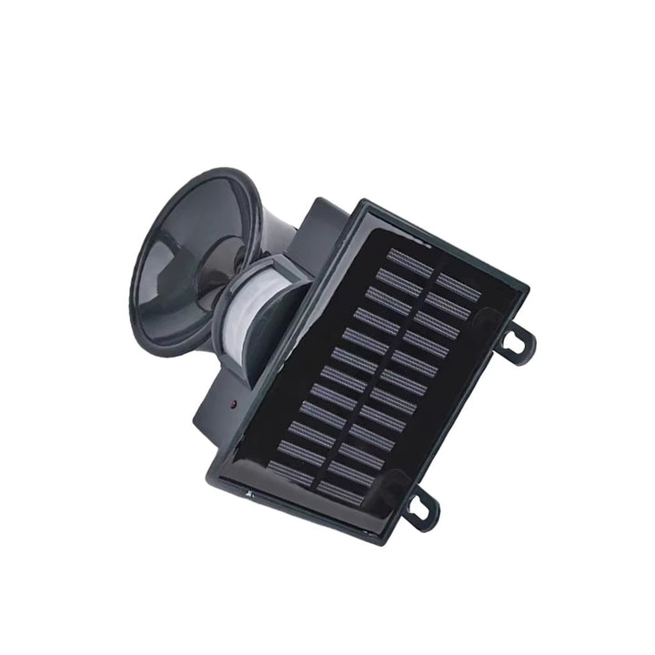 Dispositif solaire à ultrasons pour jardin, repousse chauves-souris et animaux sauvages indésirables efficacement.
