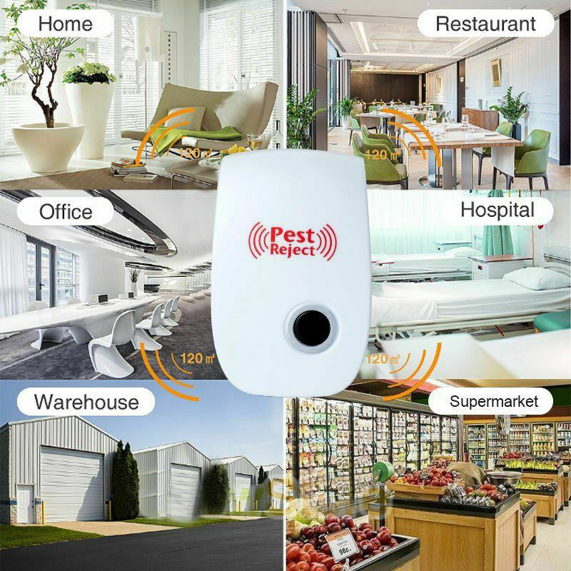 Protection maison écologique et silencieuse. Répulsif ultrasonique sans produits chimiques contre rongeurs, insectes.