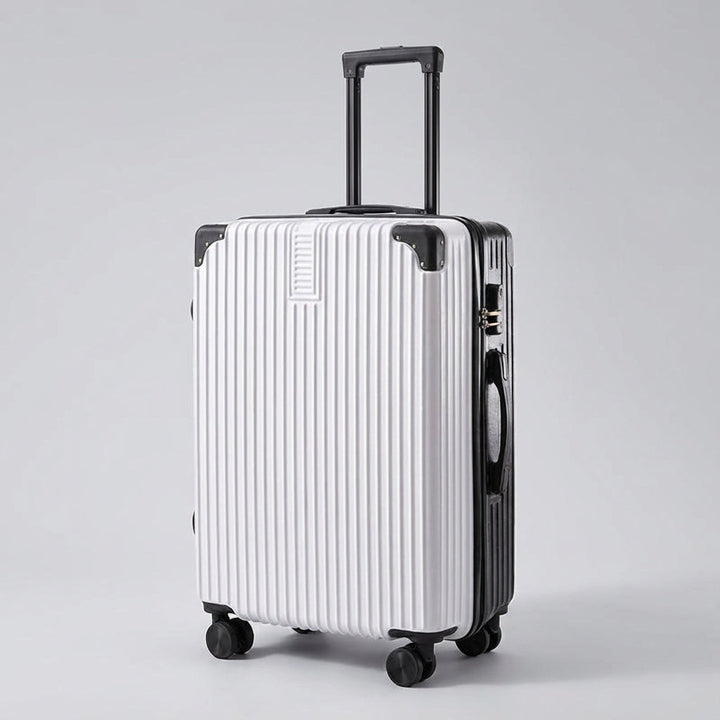 Bagage vintage avec compartiments organisés, valise rétro durable pour un voyage sans tracas.