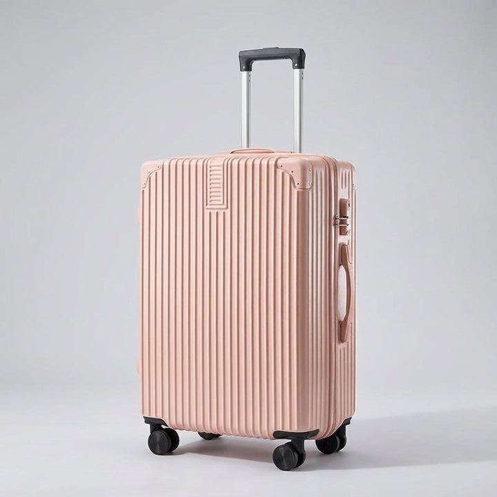 Bagage vintage sécurisé pour voyage, valise rétro durable avec serrures robustes, pour elle et lui.