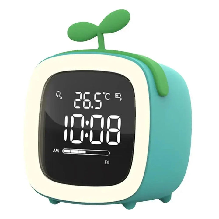 Réveil lapin LED pour enfants, aide à un réveil doux, veilleuse rassurante pour des nuits calmes dans la chambre.
