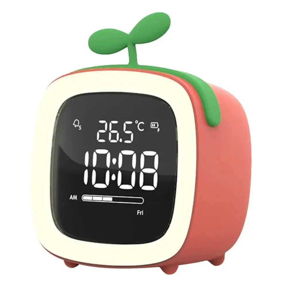 Décoration chambre enfant: Réveil lapin numérique LED, veilleuse intégrée, touche amusante et pratique.