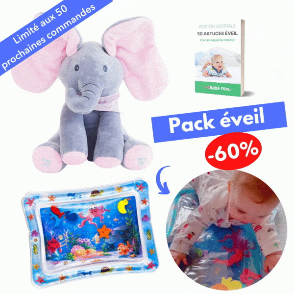 Peluche éléphant doudou musicale pour bébé, un cadeau idéal pour le développement sensoriel.