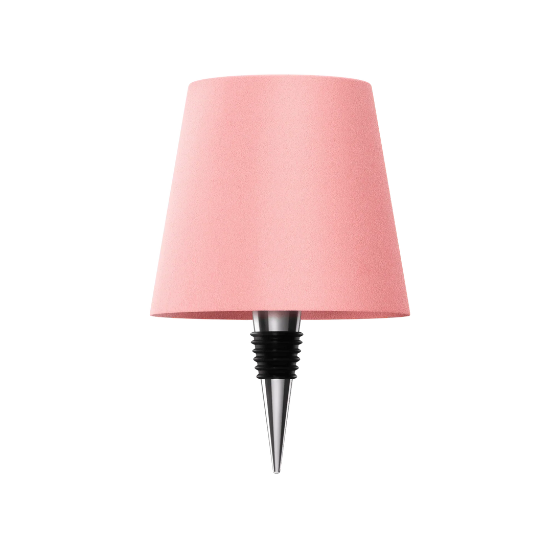 Lampe de chevet LED sans fil, design bouteille, idéale pour chambre ou salon. Rechargeable.