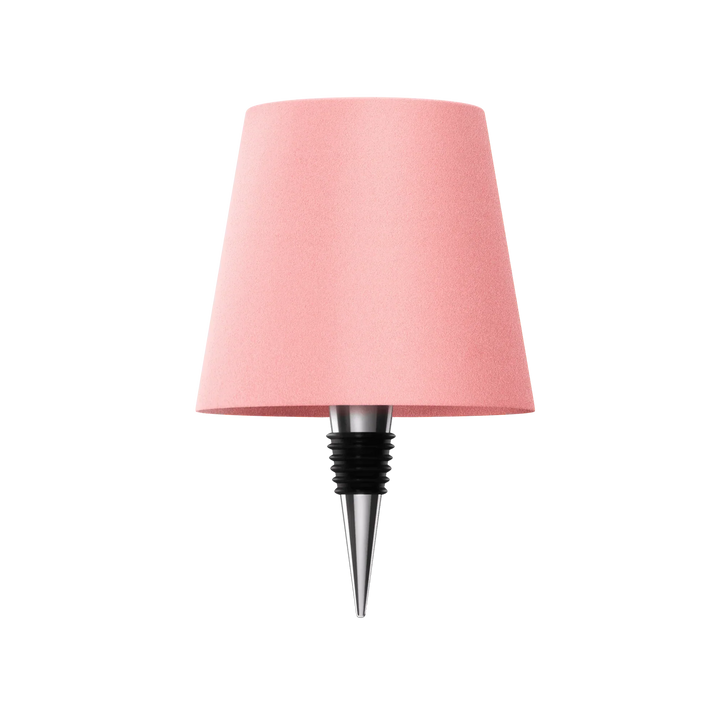 Lampe de chevet LED sans fil, design bouteille, idéale pour chambre ou salon. Rechargeable.