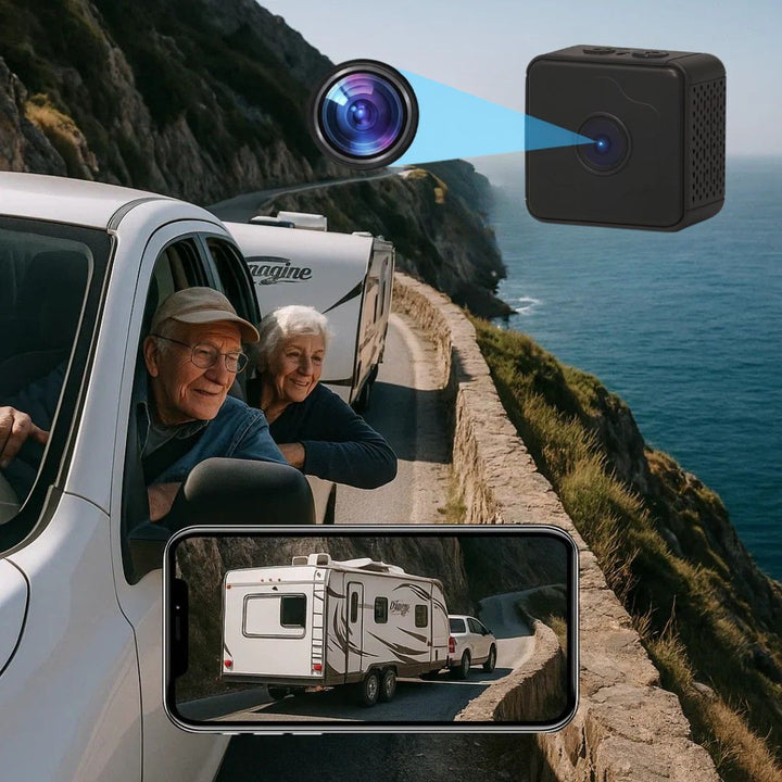 Caméra de recul étanche avec vision nocturne. Idéale pour sécurité et aide au stationnement, jour comme nuit.