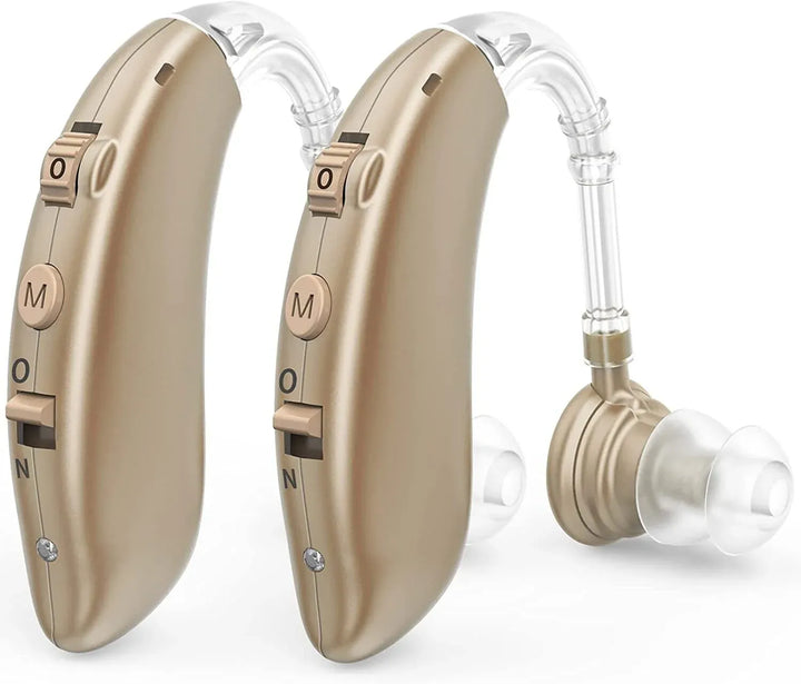 Appareil auditif confortable et rechargeable, offrant un son clair et une bonne autonomie.