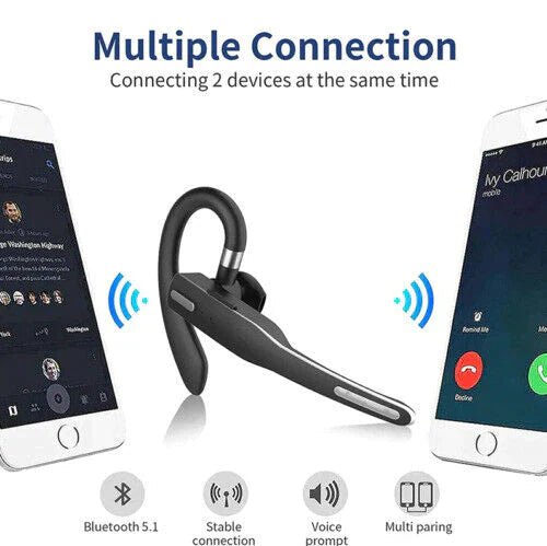 Profitez d'un son clair avec le casque Bluetooth RoadMic Pro, parfait pour le travail à distance.