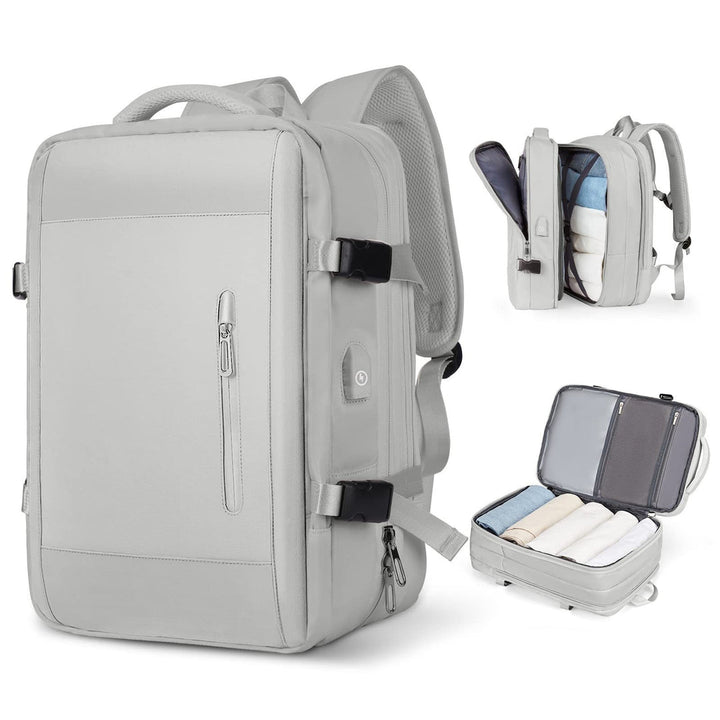 Sac à dos unisexe compact, design moderne et élégant, parfait pour le travail ou les loisirs.