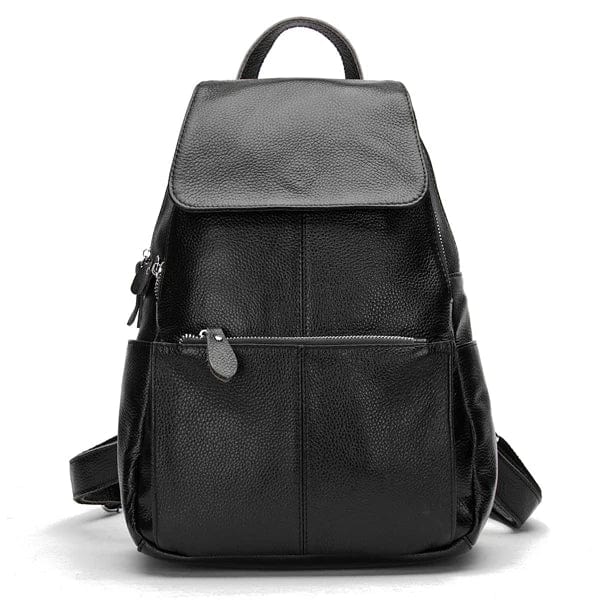 Sac à dos femme en cuir design intemporel, alliant élégance et fonctionnalité pour la ville.