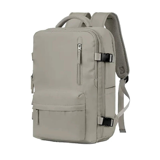 Sac à dos imperméable unisexe avec compartiment PC, capacité 25L, parfait pour la ville et les déplacements.
