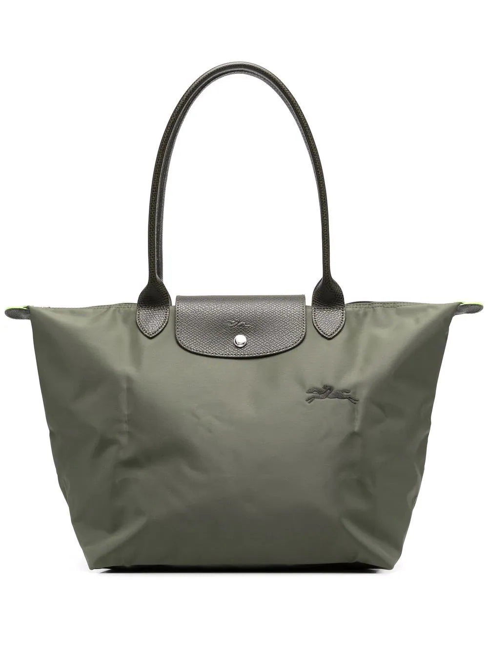 Sac à main femme vert foncé, pliable et polyvalent. Parfait pour un usage quotidien ou les déplacements.