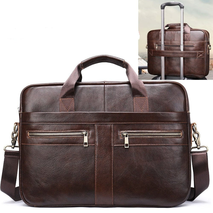 Sac bandoulière homme urbain en cuir vegan, polyvalent pour le quotidien, les déplacements et affaires.