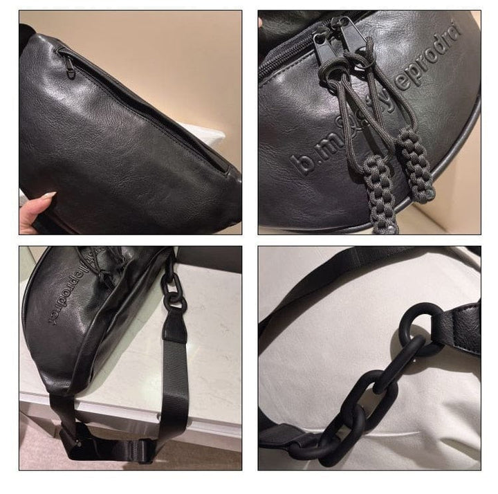 Sac banane femme en simili cuir de qualité, design chic et polyvalent pour un usage quotidien.