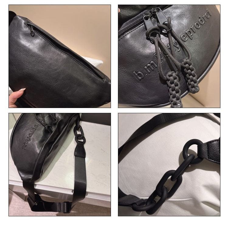 Sac banane femme en cuir PU, un incontournable chic et polyvalent pour toutes les tenues.