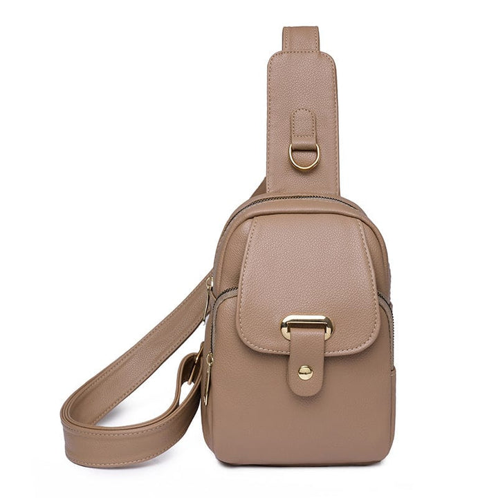 Sac banane chic femme en cuir PU, confortable et pratique, pour transporter vos objets.