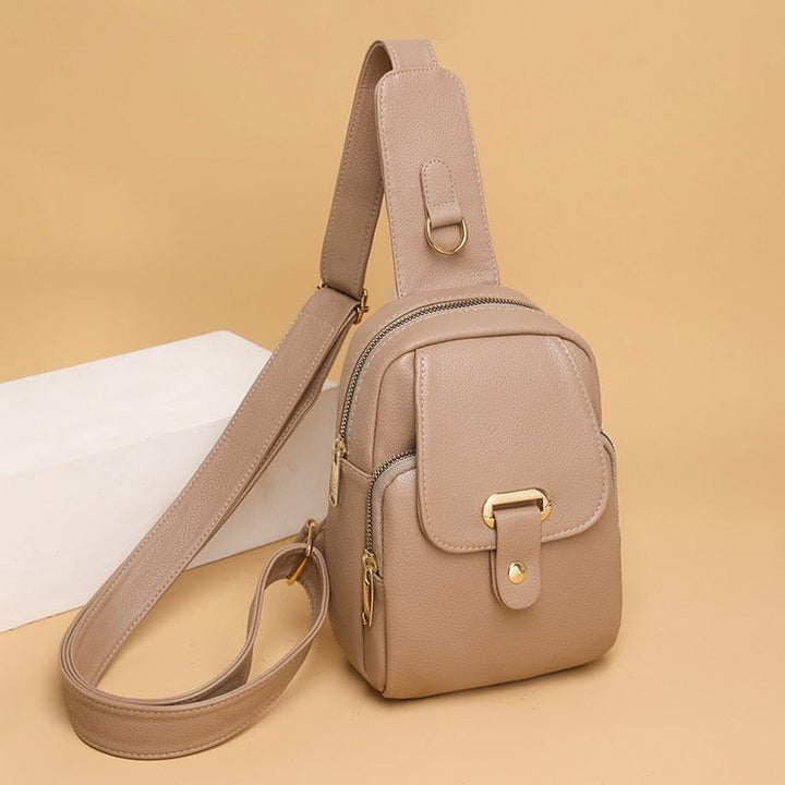 Pochette sac banane femme en cuir PU, design élégant, idéale pour vos essentiels quotidiens.