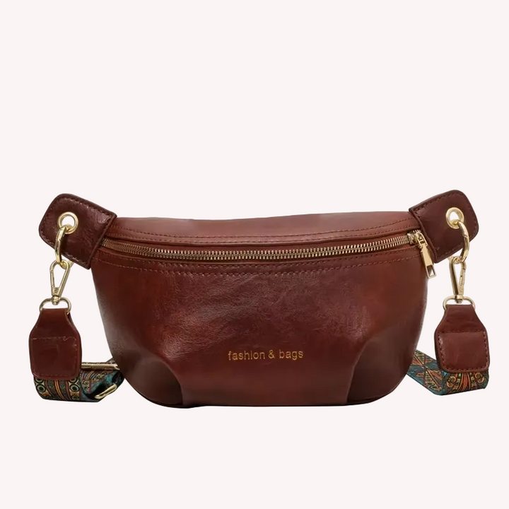 Sac banane femme élégant en cuir PU, accessoire de mode moderne pour un usage quotidien pratique.