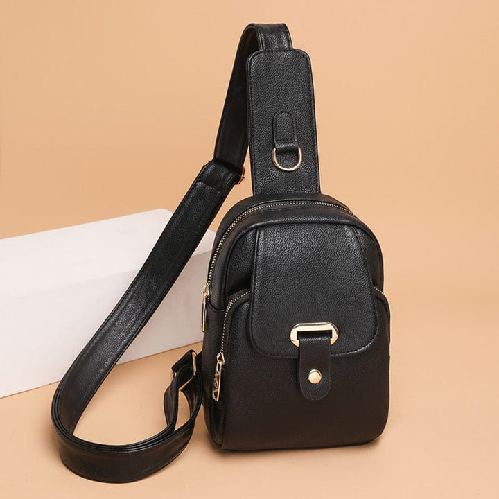 Sac banane élégant femme, en cuir PU résistant, parfait pour un look moderne et urbain.