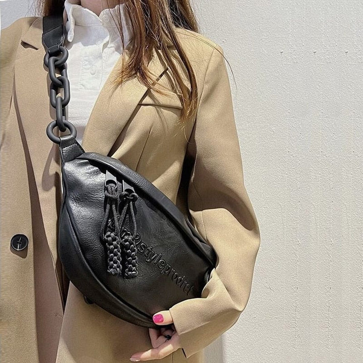 Sac ceinture femme en cuir PU, chic et pratique pour garder vos essentiels à portée de main.