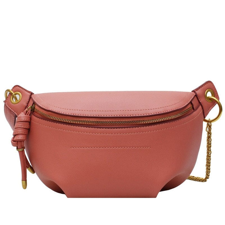 Sac banane en cuir PU femme, pratique et élégant, parfait pour le quotidien.