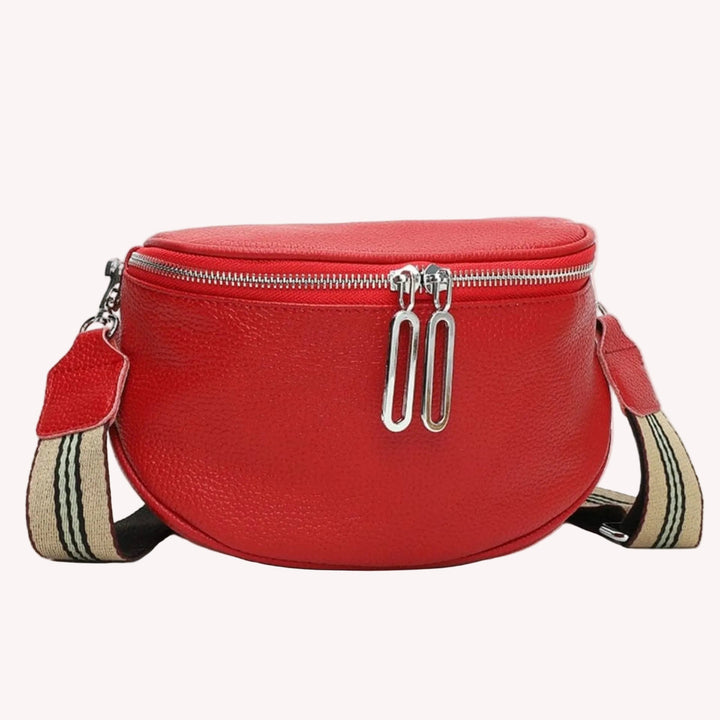 Sac banane Viviana femme en cuir vegan, chic et tendance, parfait pour un look moderne.