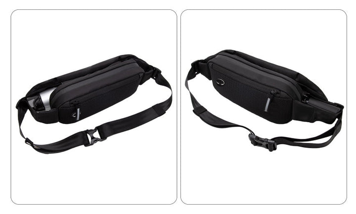 Sac de sport compact, sacoche de taille pour randonnée, voyage, résistant à l'eau.