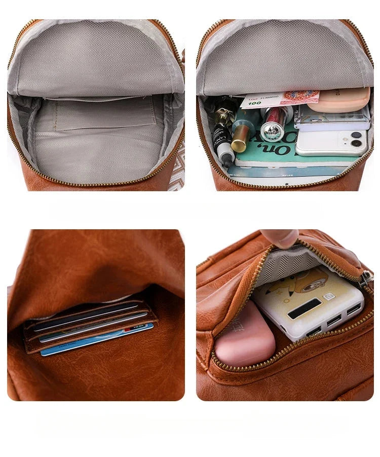 Sac banane femme en cuir PU, polyvalent et élégant, idéal pour vos sorties en ville avec praticité.