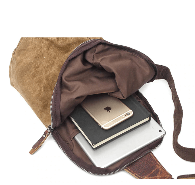 Sac bandoulière noir élégant et sécurisé, idéal pour le travail ou les loisirs.