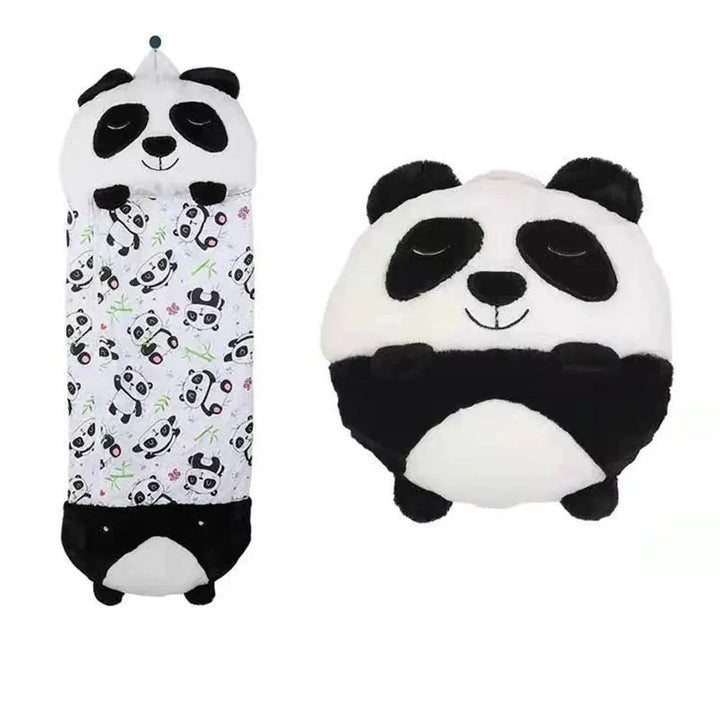 Sac de couchage enfant en peluche douce, parfait pour des siestes réconfortantes et des moments de jeu.