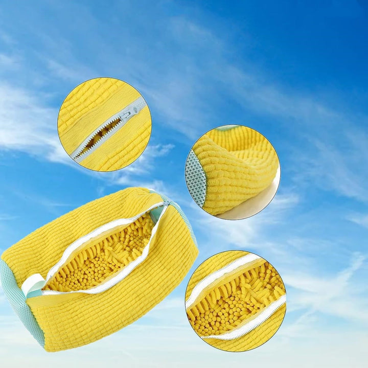 Sac de lavage pour chaussures, protège vos baskets et linge délicat de la déformation en machine.