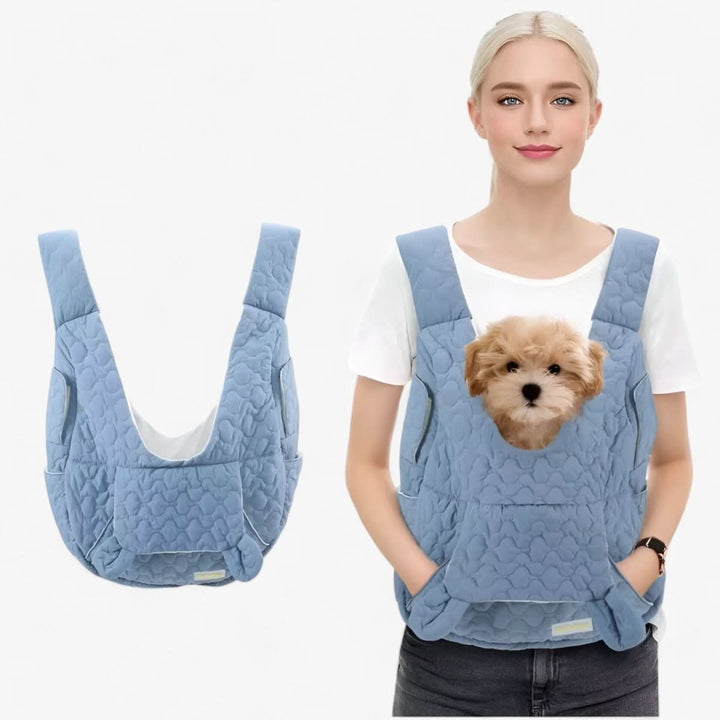 Sac de transport pliable rose pour animaux, parfait pour les voyages en toute sécurité.