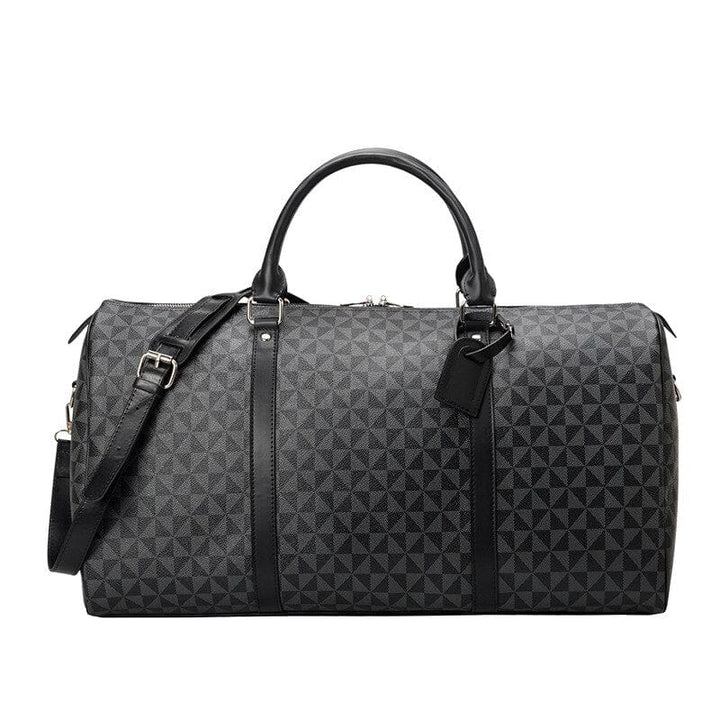 Sac de voyage femme premium en cuir PU, élégant pour week-end. Bagage mode chic et spacieux, accessoire essentiel.