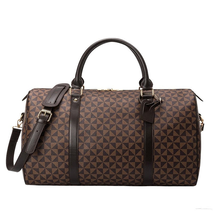 Sac de voyage femme mode en cuir PU, parfait pour week-end. Bagage chic et élégant, votre accessoire de voyage.