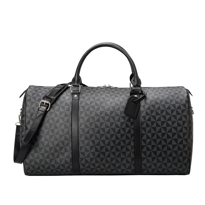 Grand sac de voyage femme en cuir PU pour week-end. Accessoire mode chic et spacieux, parfait pour vos escapades.