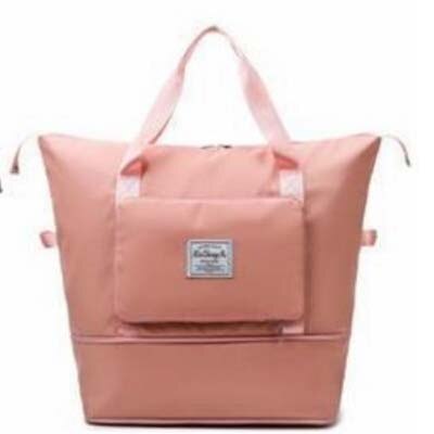 Grand sac de voyage femme extensible et imperméable, avec compartiments pour organiser vos affaires.