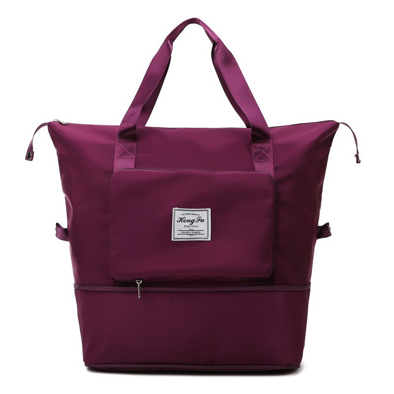 Sac de sport femme léger et imperméable, idéal pour la salle de sport, le week-end ou comme sac cabine.