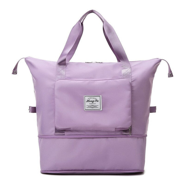 Sac de voyage élégant pour femme, imperméable et modulable, parfait pour toutes les destinations.