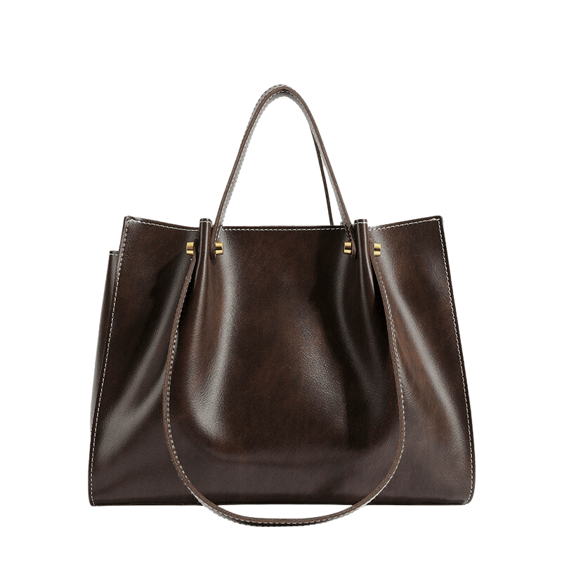 Sac porté épaule femme élégant en cuir végétalien. Idéal pour le quotidien ou le bureau, accessoire mode.